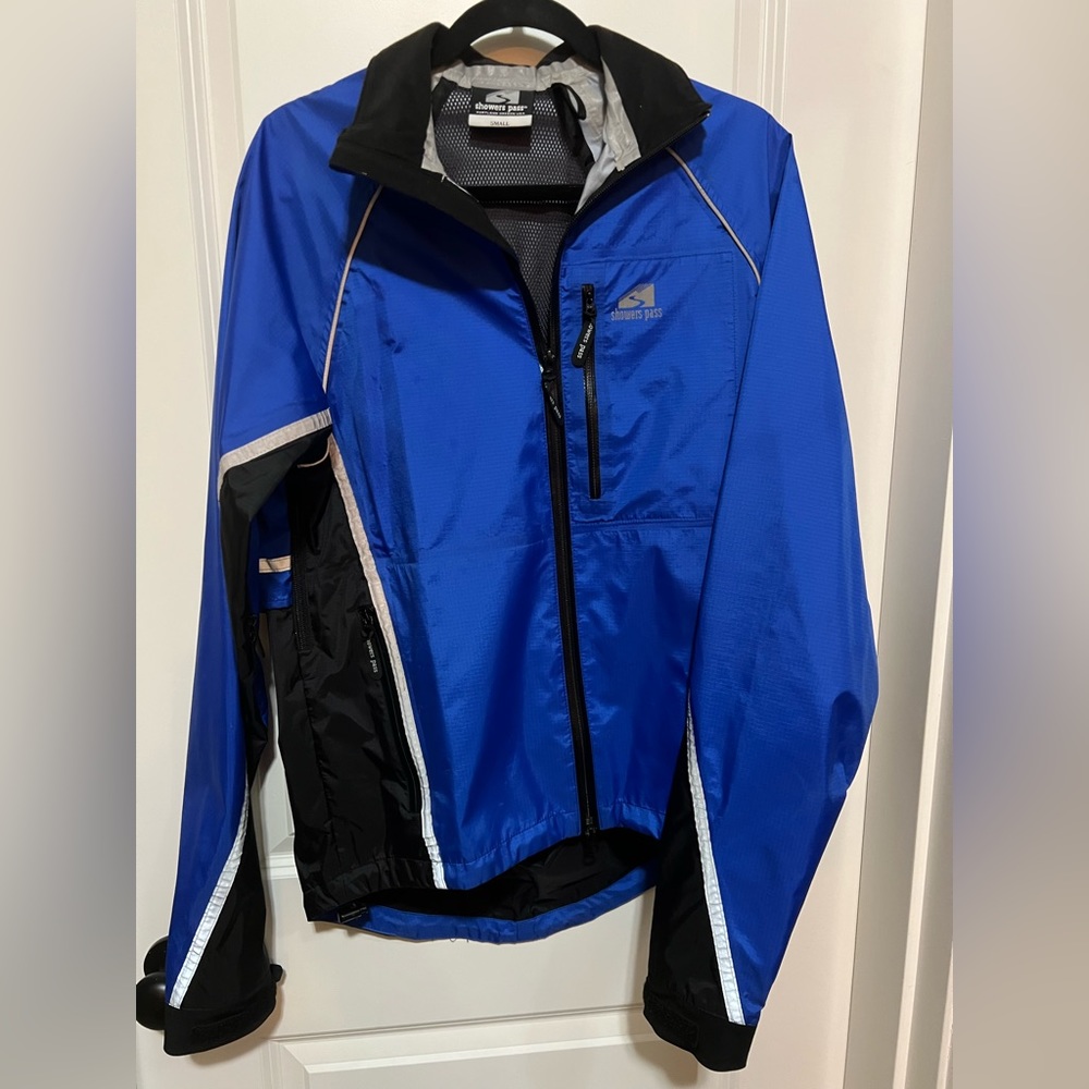 Showers Pass Cycling Rain Jacket Mens Size S Gem